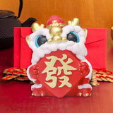 Maxbell Lion Ornament Figurine New Year Decoration 2024 for Home Office Housewarming Style C