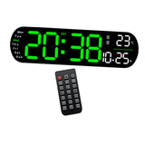Maxbell Digital Alarm Clock with Temperature Display for Living Room NightStand Dorm Green