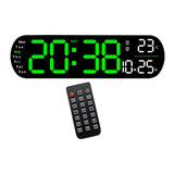 Maxbell Digital Alarm Clock with Temperature Display for Living Room NightStand Dorm Green
