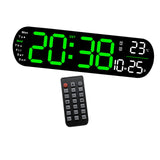 Maxbell Digital Alarm Clock with Temperature Display for Living Room NightStand Dorm Green