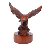 Maxbell Eagle Statue Resin Table Ornament Handmade for House Porch Decor Lightweight