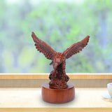 Maxbell Eagle Statue Resin Table Ornament Handmade for House Porch Decor Lightweight