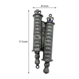 Maxbell Mezuzah Scroll Door Decoration Alloy Ornament Mezuzah Ornament Home Blessing