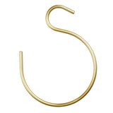 Maxbell S Hanging Hook Closet Hook Metal Aluminum Alloy Hook for Clothes Plants Home gold