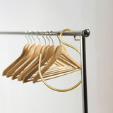 Maxbell S Hanging Hook Closet Hook Metal Aluminum Alloy Hook for Clothes Plants Home gold
