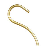 Maxbell S Hanging Hook Closet Hook Metal Aluminum Alloy Hook for Clothes Plants Home gold