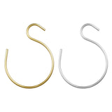 Maxbell S Hanging Hook Closet Hook Metal Aluminum Alloy Hook for Clothes Plants Home gold