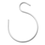 Maxbell S Hanging Hook Closet Hook Metal Aluminum Alloy Hook for Clothes Plants Home silver