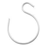 Maxbell S Hanging Hook Closet Hook Metal Aluminum Alloy Hook for Clothes Plants Home silver