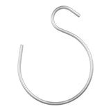 Maxbell S Hanging Hook Closet Hook Metal Aluminum Alloy Hook for Clothes Plants Home silver