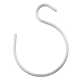 Maxbell S Hanging Hook Closet Hook Metal Aluminum Alloy Hook for Clothes Plants Home silver