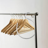 Maxbell S Hanging Hook Closet Hook Metal Aluminum Alloy Hook for Clothes Plants Home silver