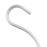 Maxbell S Hanging Hook Closet Hook Metal Aluminum Alloy Hook for Clothes Plants Home silver