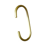 Maxbell Hanging Hook Closet Hook Organizer Aluminum Alloy Hook for Clothes Bags Cups Gold C Shaped