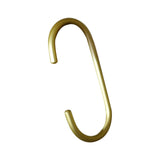 Maxbell Hanging Hook Closet Hook Organizer Aluminum Alloy Hook for Clothes Bags Cups Gold C Shaped