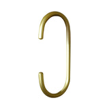 Maxbell Hanging Hook Closet Hook Organizer Aluminum Alloy Hook for Clothes Bags Cups Gold C Shaped