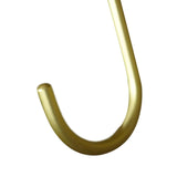 Maxbell Hanging Hook Closet Hook Organizer Aluminum Alloy Hook for Clothes Bags Cups Gold C Shaped
