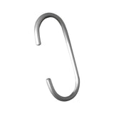 Maxbell Hanging Hook Closet Hook Organizer Aluminum Alloy Hook for Clothes Bags Cups Silver C Shaped