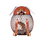 Maxbell Metal Dog Money Bank Reticulated Piggy Bank Cute for Birthday Christmas Gift