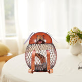 Maxbell Metal Dog Money Bank Reticulated Piggy Bank Cute for Birthday Christmas Gift