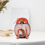 Maxbell Metal Dog Money Bank Reticulated Piggy Bank Cute for Birthday Christmas Gift