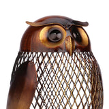 Maxbell Metal Owl Money Bank Reticulated Piggy Bank Cute for Birthday Christmas Gift