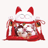 Maxbell Lucky Cat Money Bank Saving Jar for Housewarming Home Decor Business Opening Style A