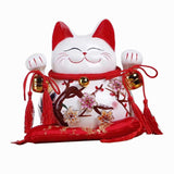 Maxbell Lucky Cat Money Bank Saving Jar for Housewarming Home Decor Business Opening Style A