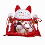 Maxbell Lucky Cat Money Bank Saving Jar for Housewarming Home Decor Business Opening Style A