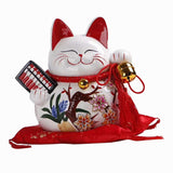 Maxbell Lucky Cat Money Bank Saving Jar for Housewarming Home Decor Business Opening Style B