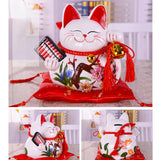 Maxbell Lucky Cat Money Bank Saving Jar for Housewarming Home Decor Business Opening Style B
