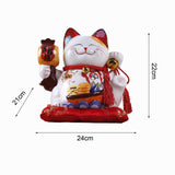 Maxbell Lucky Cat Money Bank Saving Jar for Housewarming Home Decor Business Opening Style C