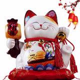 Maxbell Lucky Cat Money Bank Saving Jar for Housewarming Home Decor Business Opening Style C