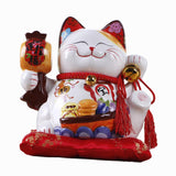 Maxbell Lucky Cat Money Bank Saving Jar for Housewarming Home Decor Business Opening Style C