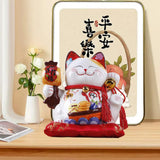 Maxbell Lucky Cat Money Bank Saving Jar for Housewarming Home Decor Business Opening Style C