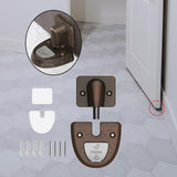 Maxbell Windproof Door Stopper Silent with Lock Function Door Stop for Bathroom Home coffee