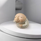 Maxbell Holding Nose Sculpture Funny Funny Bathroom Decor for Home Decorations Shelf Boy