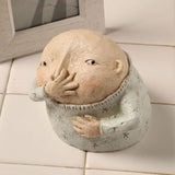 Maxbell Holding Nose Sculpture Funny Funny Bathroom Decor for Home Decorations Shelf Boy