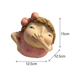 Maxbell Holding Nose Sculpture Funny Funny Bathroom Decor for Home Decorations Shelf Girl