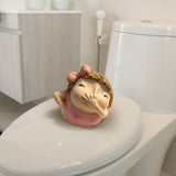 Maxbell Holding Nose Sculpture Funny Funny Bathroom Decor for Home Decorations Shelf Girl