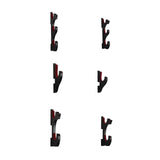 Maxbell Sword Display Stand Wall Mount Wooden for Wakizashi Sword Tanto Fishing Rods 1 Tier