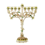 Maxbell Hanukkah Menorah Alloy 9 Branches Candle Holder for Party Desktop Tabernacle
