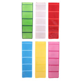 Maxbell Kindergarten Works Display Hanging Bag Wall Hanging for Library Pharmacy Use Blue