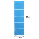 Maxbell Kindergarten Works Display Hanging Bag Wall Hanging for Library Pharmacy Use Blue