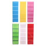 Maxbell Kindergarten Works Display Hanging Bag Wall Hanging for Library Pharmacy Use Blue