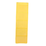 Maxbell Kindergarten Works Display Hanging Bag Wall Hanging for Library Pharmacy Use Yellow