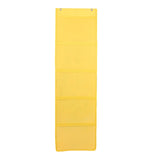 Maxbell Kindergarten Works Display Hanging Bag Wall Hanging for Library Pharmacy Use Yellow