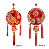 Maxbell Chinese New Year Hanging Decoration for Living Room Farmhouse Happy New Year Style A