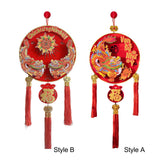 Maxbell Chinese New Year Hanging Decoration for Living Room Farmhouse Happy New Year Style A