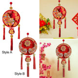 Maxbell Chinese New Year Hanging Decoration for Living Room Farmhouse Happy New Year Style A